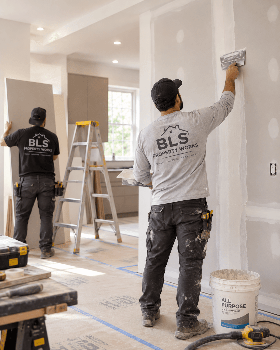 BLS Property Works renovation and drywall services
